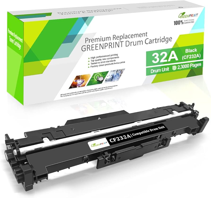 TAMBOR COMPATIBLE HP 32A CF232A NEGRO 23000 PAG