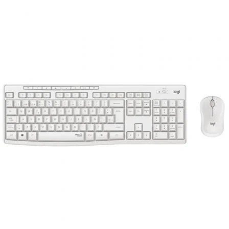 TECLADO + RATON INALAMBRICOS LOGITECH MK295 SILENT BLANCO