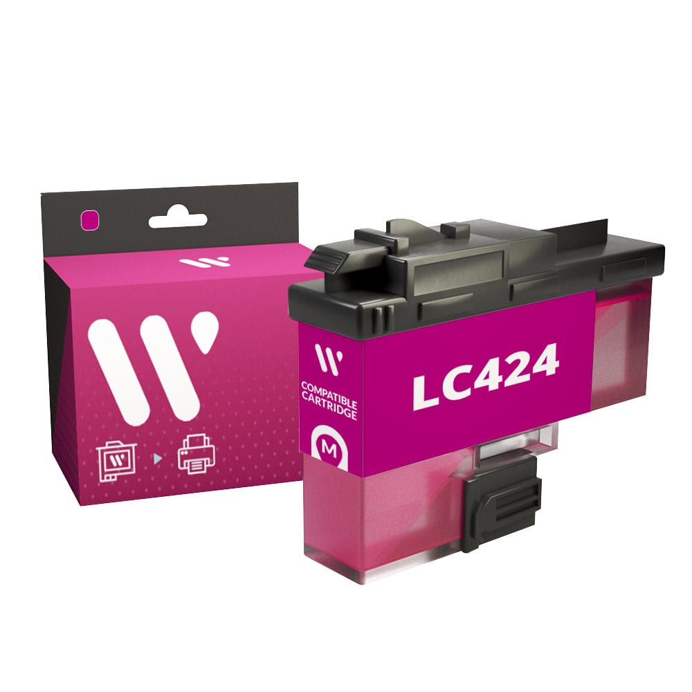 C C BROTHER LC424M MAGENTA 750 PAGS