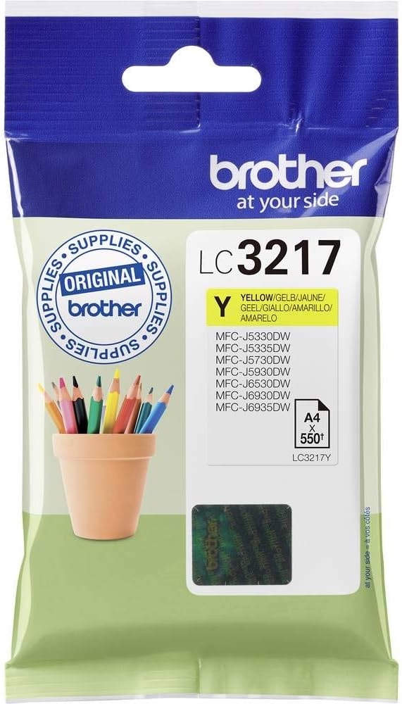 C O BROTHER LC3217Y AMARILLO 550 PAGS