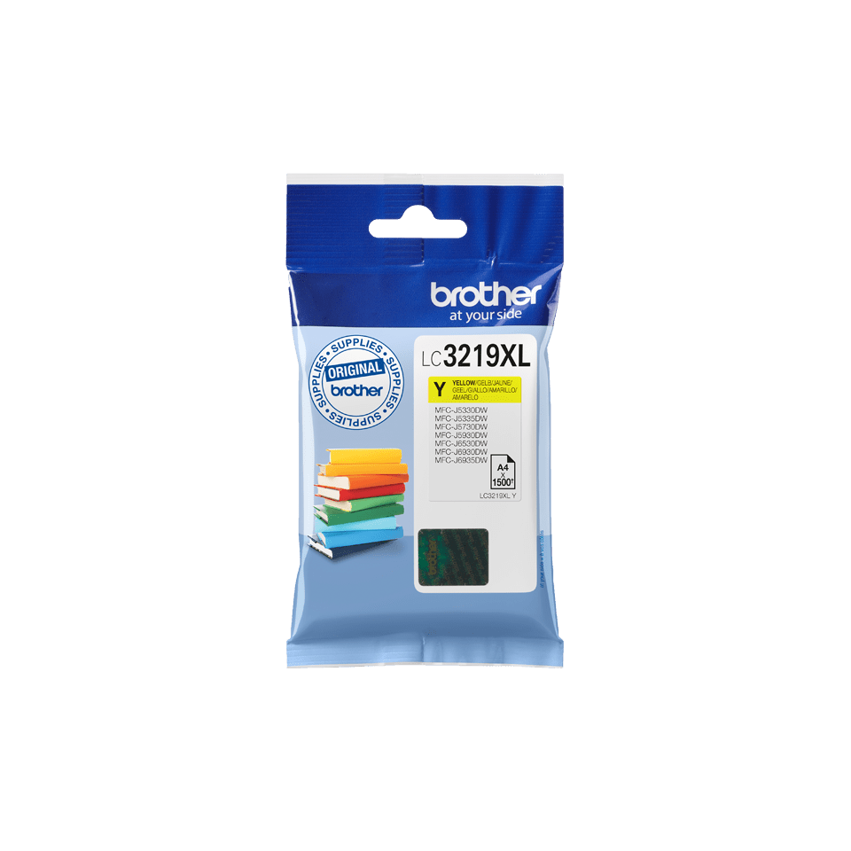C O BROTHER LC3219XLY AMARILLO 1500 PAGS