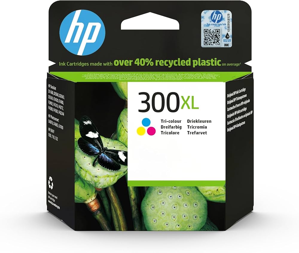 C O HP 300XL TRICOLOR CC644EE