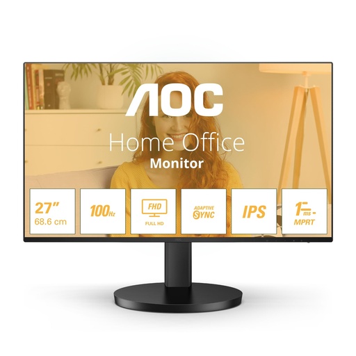 [Z013859] MONITOR 27" AOC 27B3HA2 4MS IPS FULL HD HDMI VGA MULTIMEDIA 2x2W