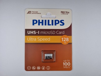 [Z019252] TARJETA MEMORIA MICRO SD 128GB PHILIPS CLASE 10 (U1) (A1) FULL HD