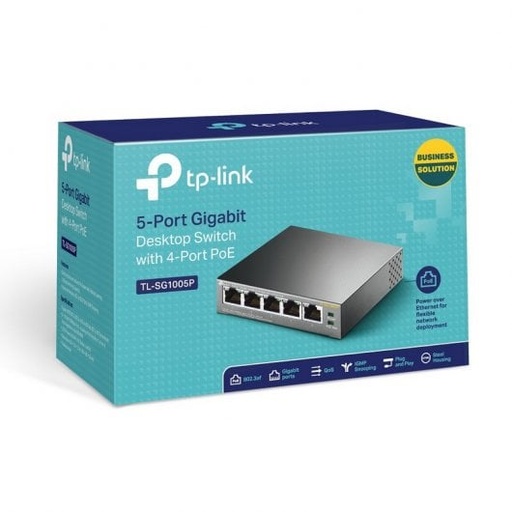 [Z014331] SWITCH 5 PUERTOS TP-LINK TL-SG1005P (GIGABIT) (POE)
