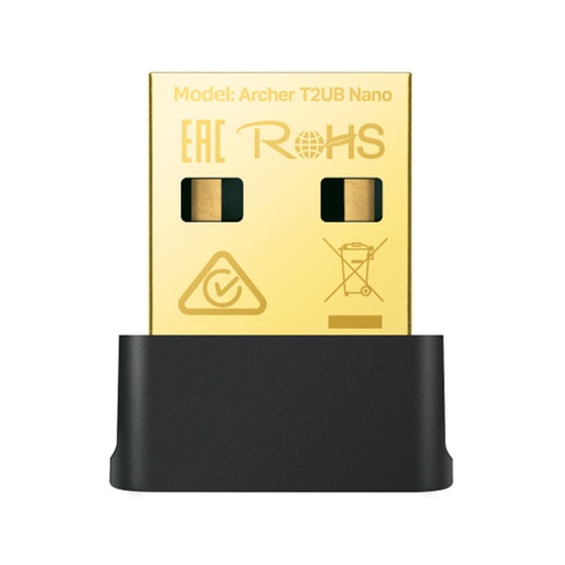 [Z014344] TARJETA DE RED WIFI + BLUETOOTH 4.2 USB AC600 TP-LINK ARCHER T2UB NANO