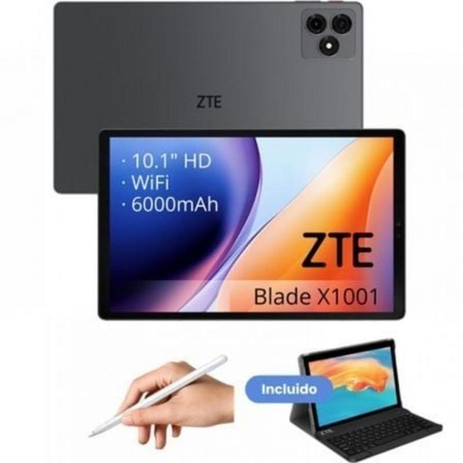 [Z020755] TABLET 10,1" ZTE BLADE X1001 8x1,6GHZ 4GB 128GB 5MP 6000MAH + FUNDA + TECLADO BT + PEN