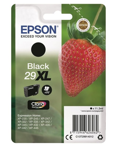 [Z011101] C O EPSON 29XL T2991 NEGRO C13T29914012