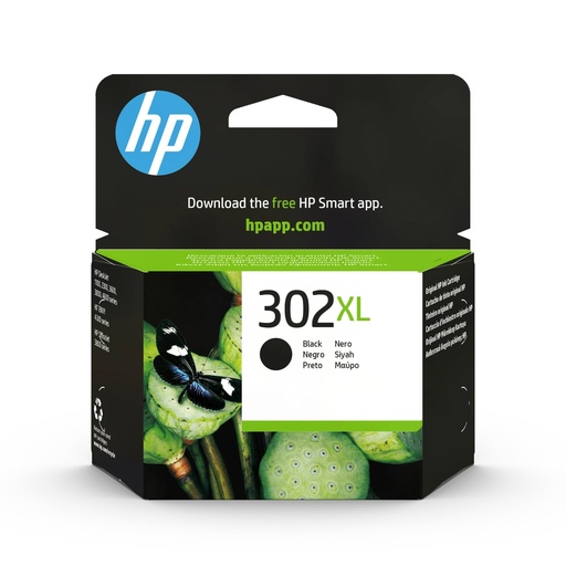 [Z007853] C O HP 302XL NEGRO F6U68AE