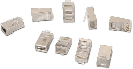 [Z012558] CONECTOR FTP RJ45 MACHO CAT6 (10 UNIDADES) A139-0298